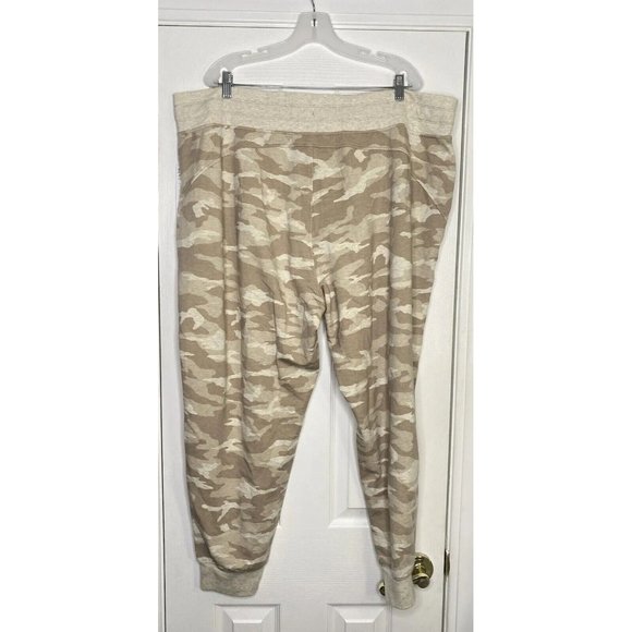Athleta Women’s Balance Printed Jogger Pants Camouflage Beige Ran 3X New - Picture 5 of 9
